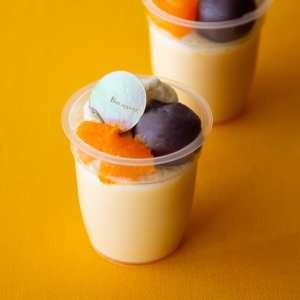 和三盆プリンアラモード 季節の柑橘【店舗限定】
