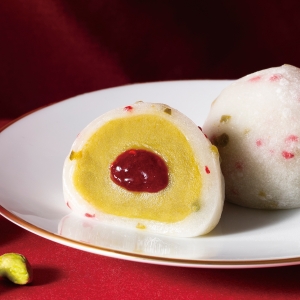 ピスタチオ＆フランボワーズ大福