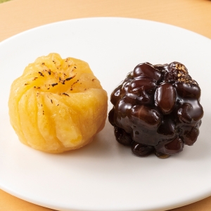 餅入り栗きんとん / 丹波大納言かのこ