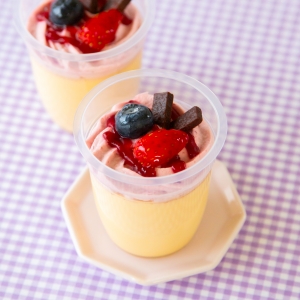 和三盆プリンアラモード ベリーショコラ【店舗限定】