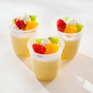 和三盆プリン フルーツアラモード【店舗限定】