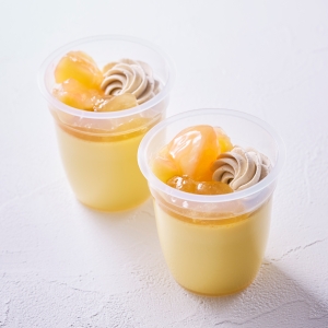 和三盆プリン  白桃紅茶【店舗限定】