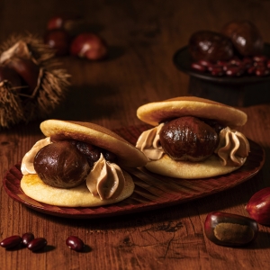 【週末数量限定】大粒和栗の特選どら焼